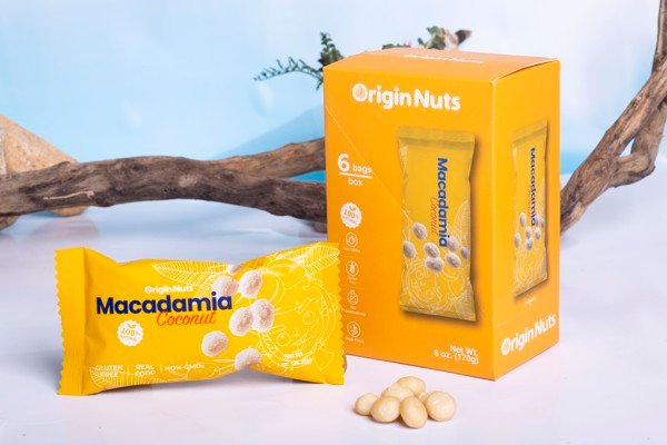Nhân mắc ca Originnuts vị dừa - Hạt Dinh Dưỡng Nut Brew - Công Ty TNHH Nut Brew